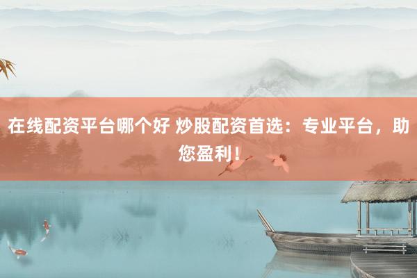 在线配资平台哪个好 炒股配资首选：专业平台，助您盈利！