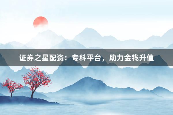 证券之星配资：专科平台，助力金钱升值