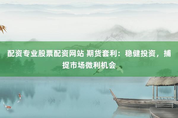配资专业股票配资网站 期货套利：稳健投资，捕捉市场微利机会