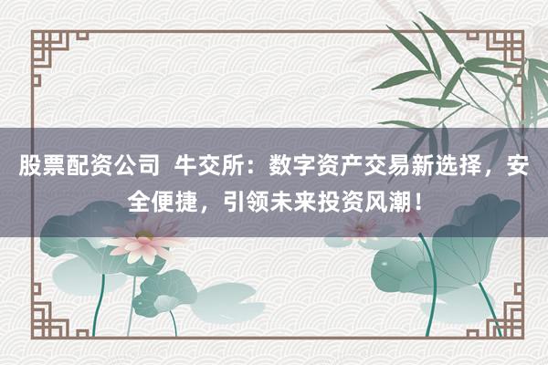 股票配资公司  牛交所：数字资产交易新选择，安全便捷，引领未来投资风潮！